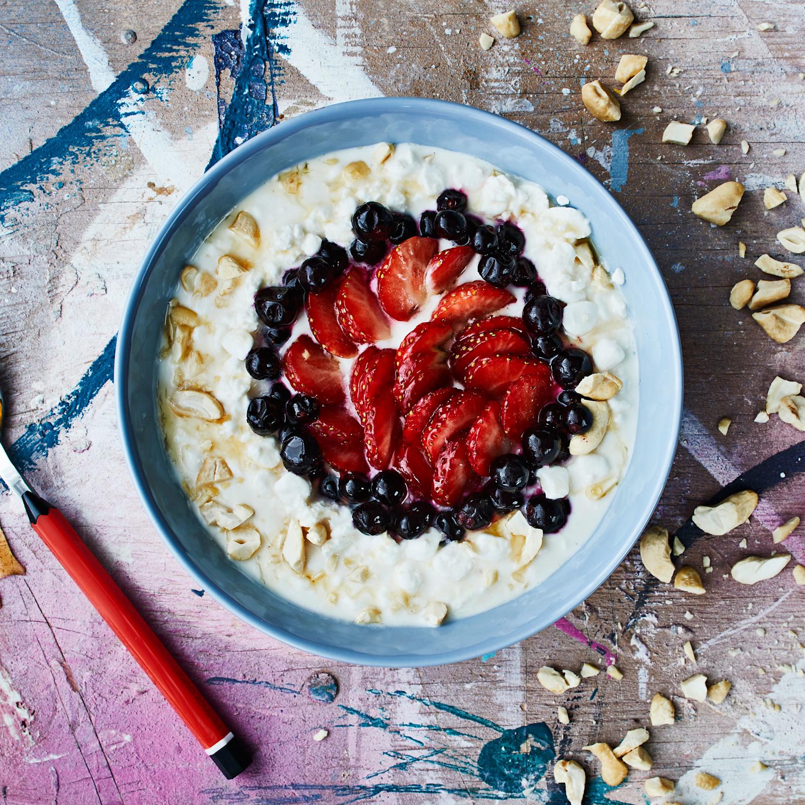 Hunajainen rahkavälipala