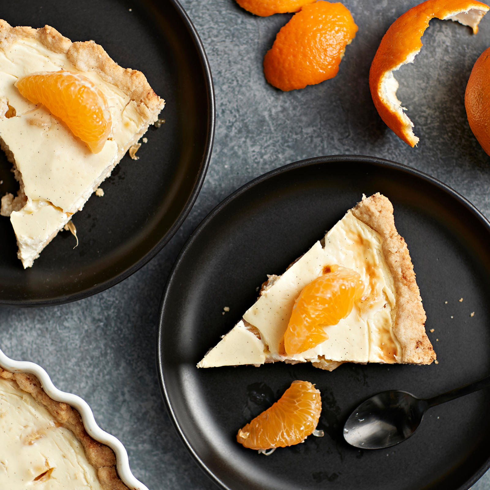 Mandariini-rahkapiirakka