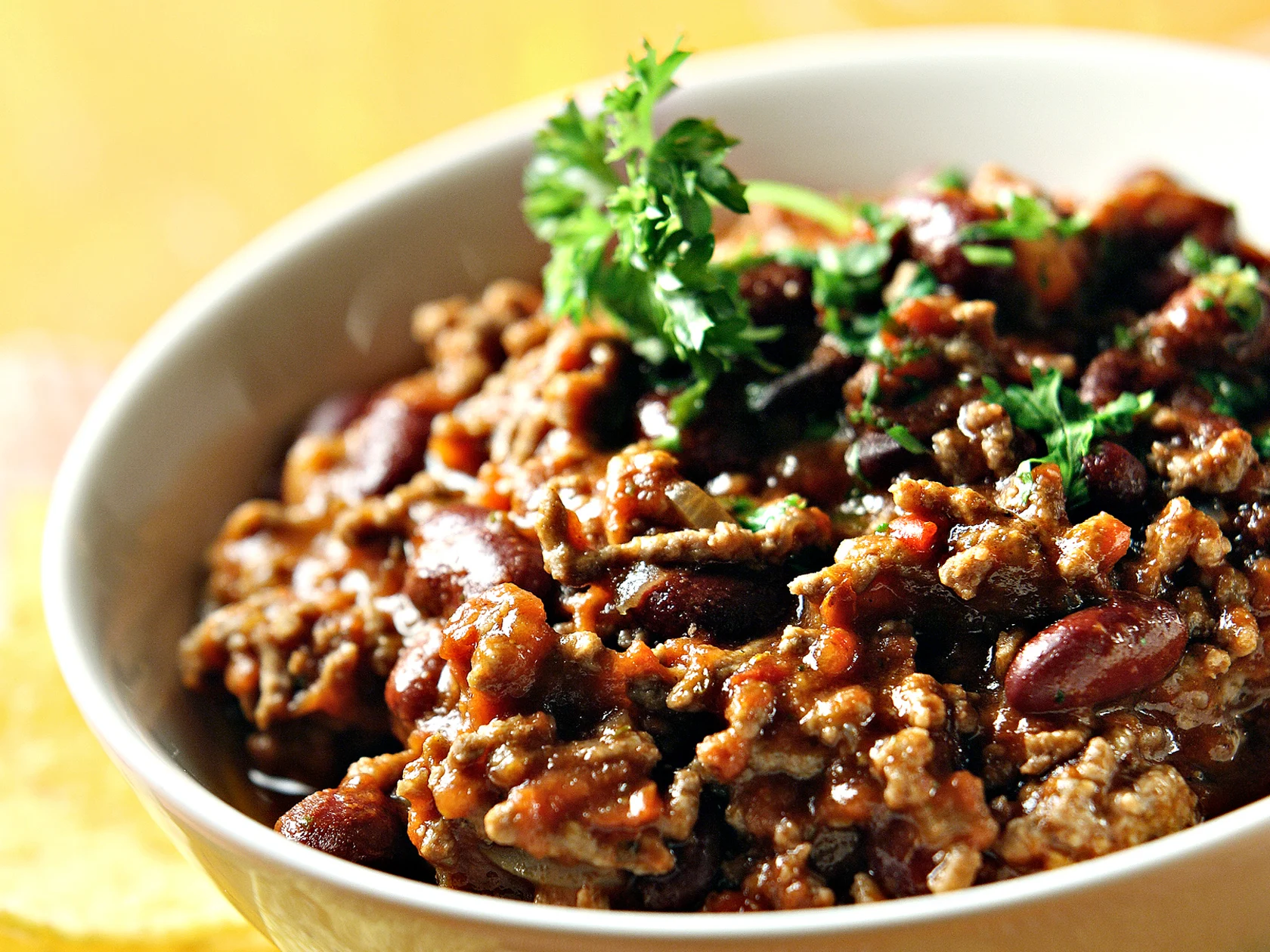 Helppo chili con carne jauhelihasta