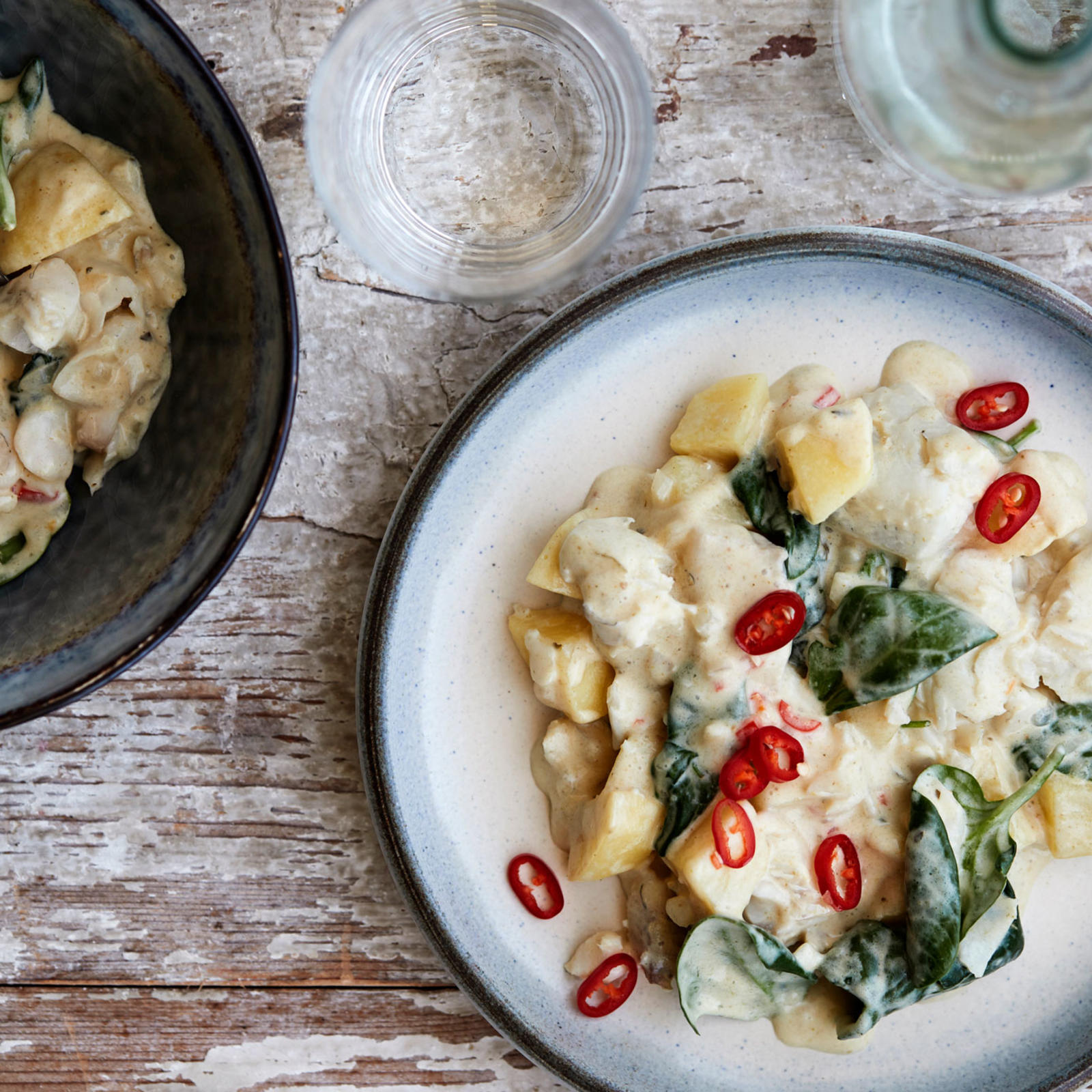 Thaimaalainen peruna-kalacurry