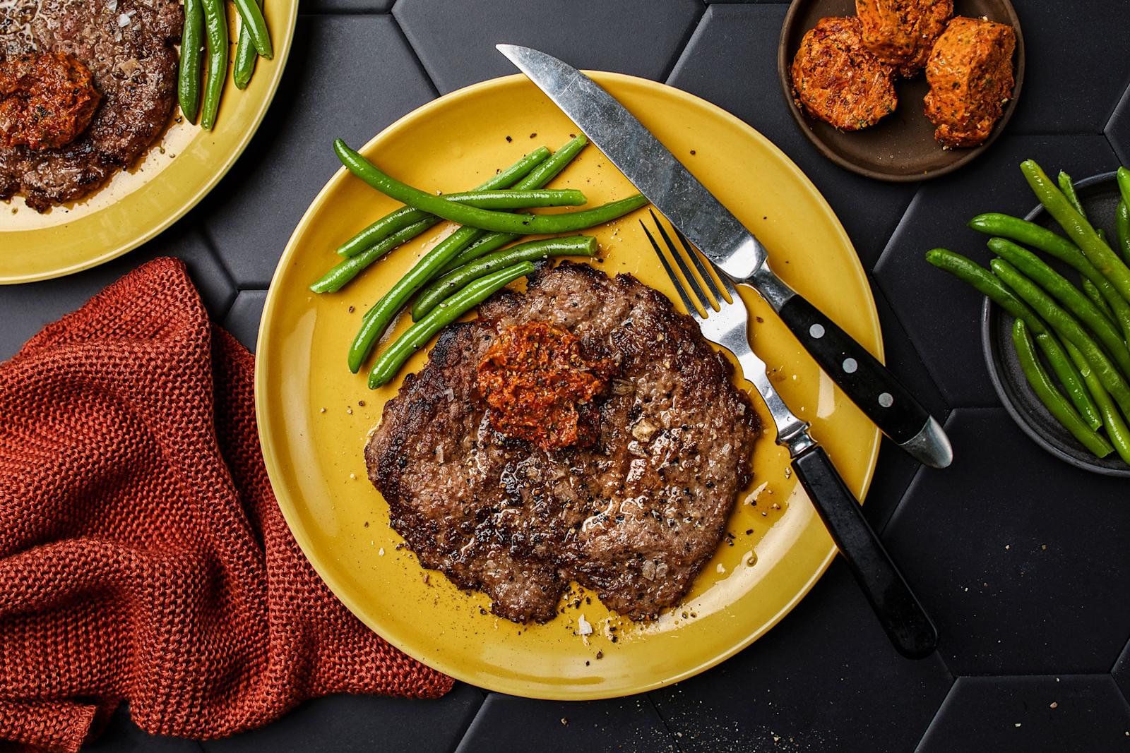 Helpot lehtipihvit jauhelihasta