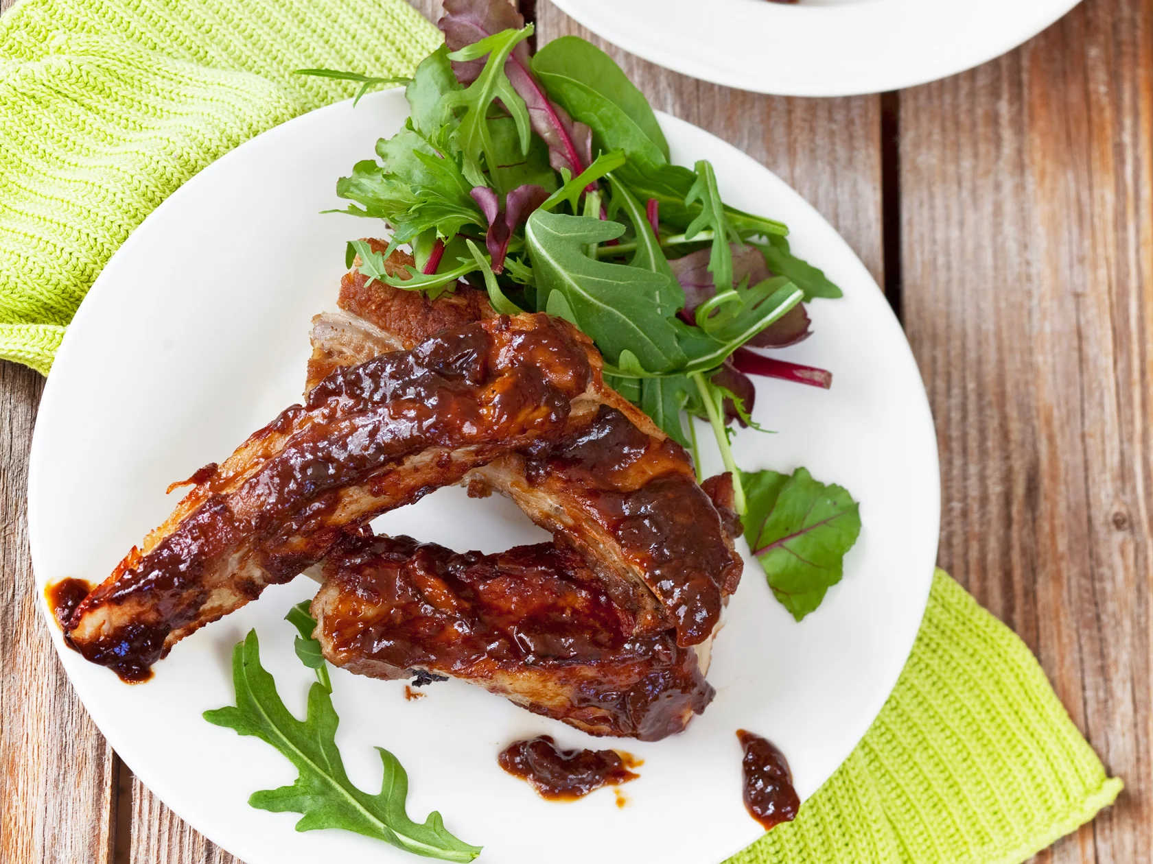 Possunribsit ja luumu-inkivääriglaze