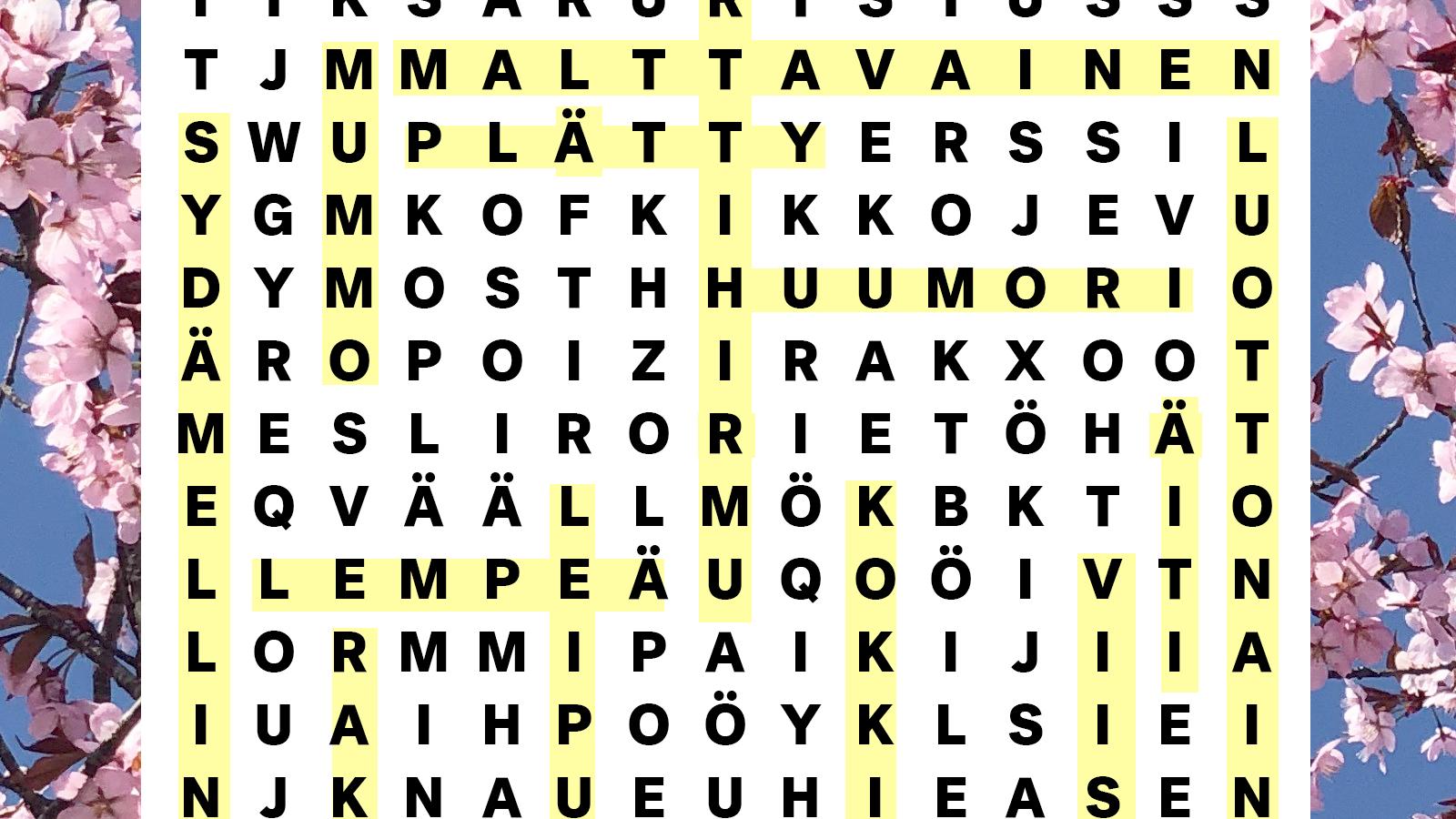 Sanaruudukon vastaus