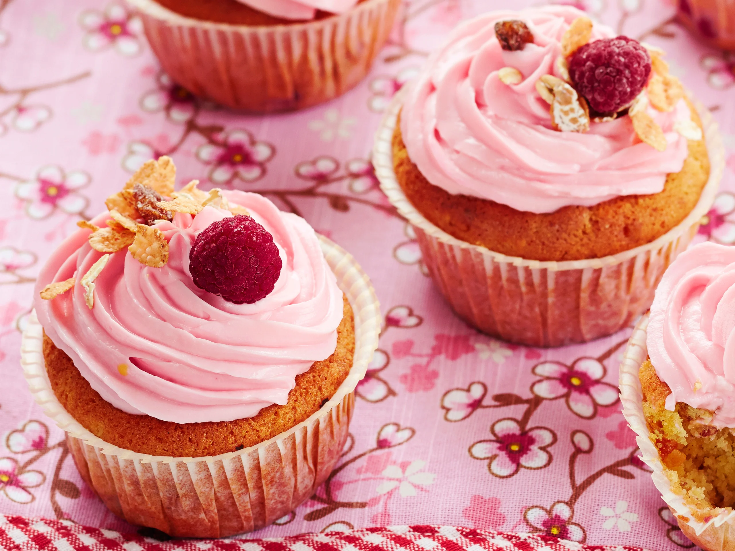 Vadelma-myslimuffinit