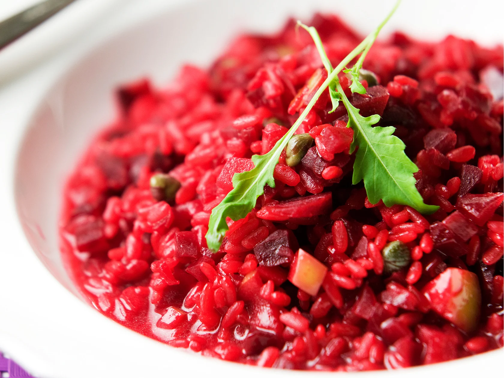 Omenainen punajuuririsotto