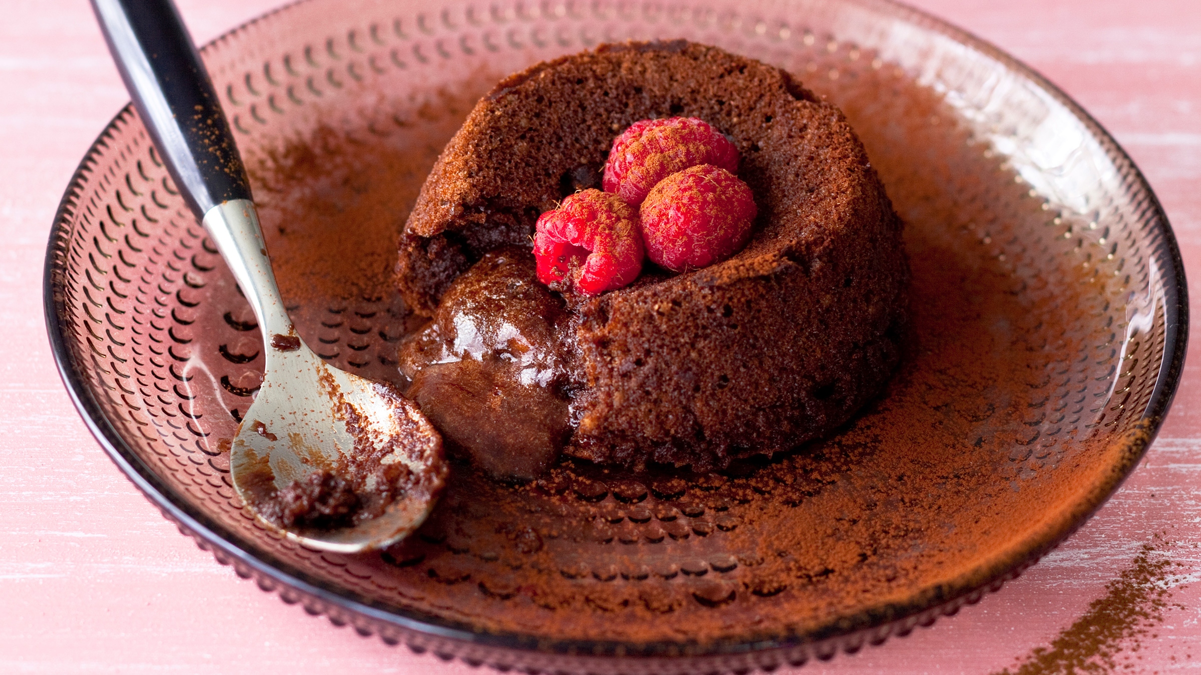 Vadelma-suklaafondant