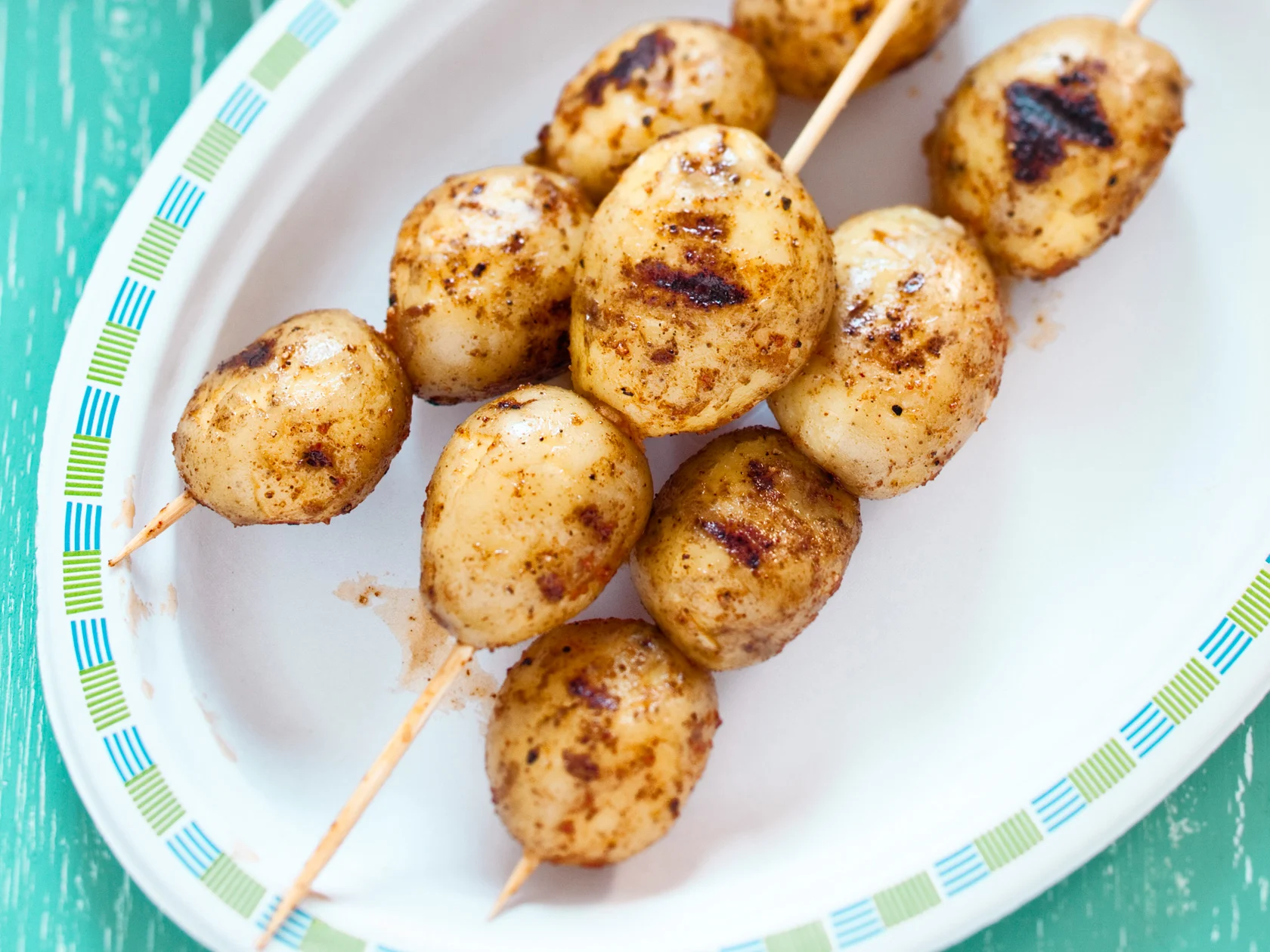 Tikutetut grilliperunat