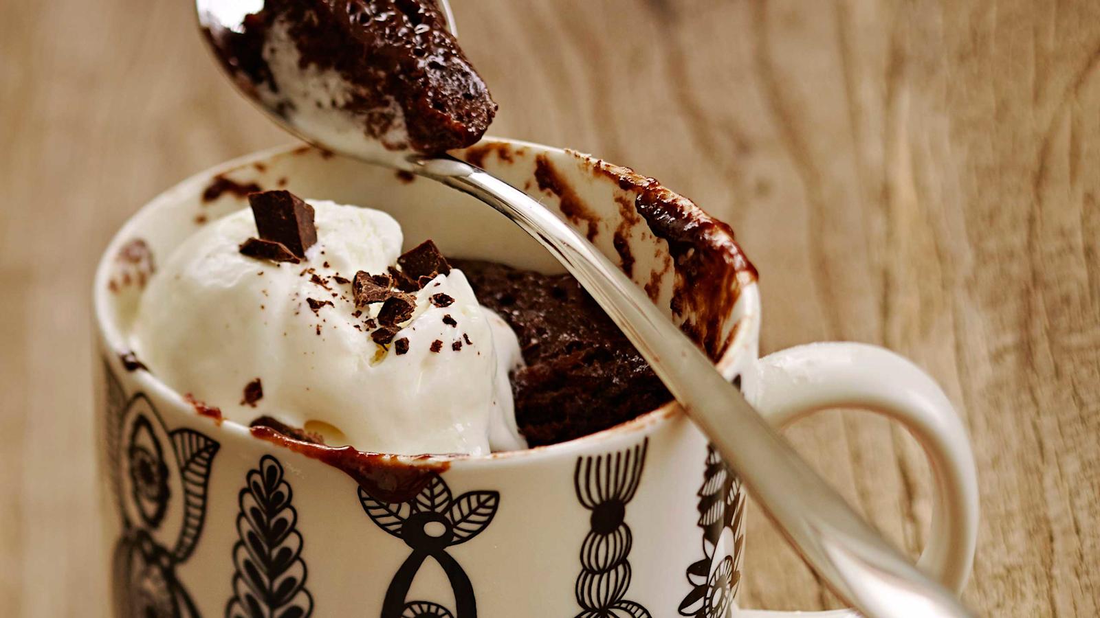 Suklaakakku mikrossa