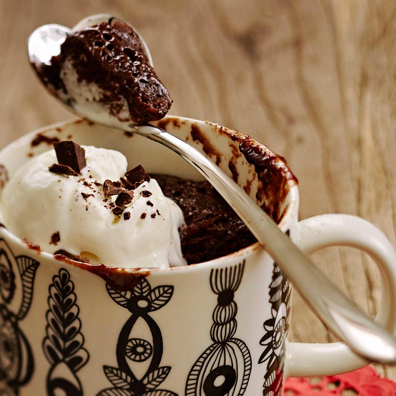 Suklaakakku mikrossa