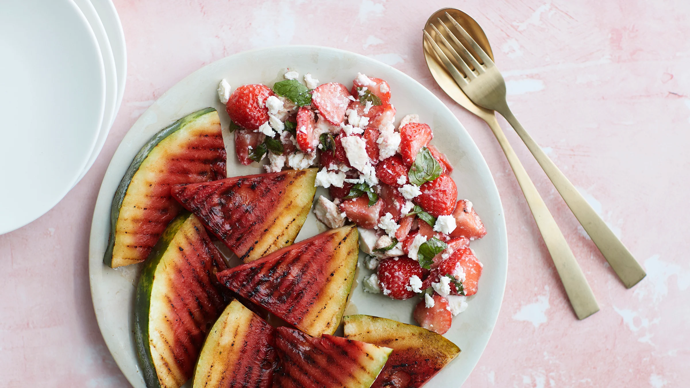 Grillattu vesimeloni