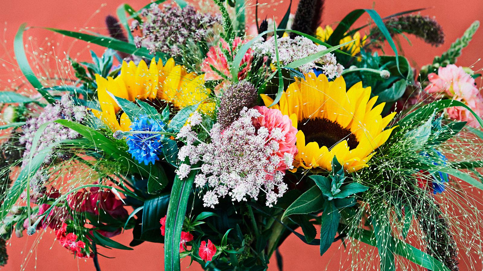 HOK-Elannon kukkasitomon kimpussa hehkuu loppukesän lämpö