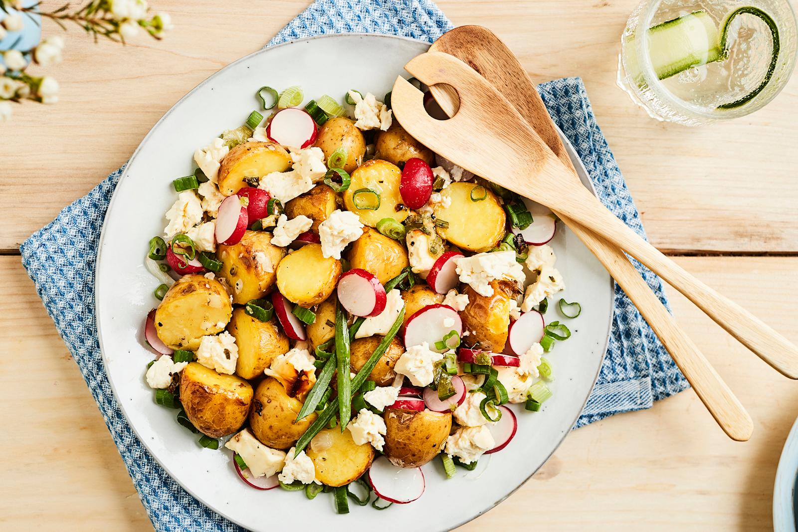 Grillifeta-perunasalaatti
