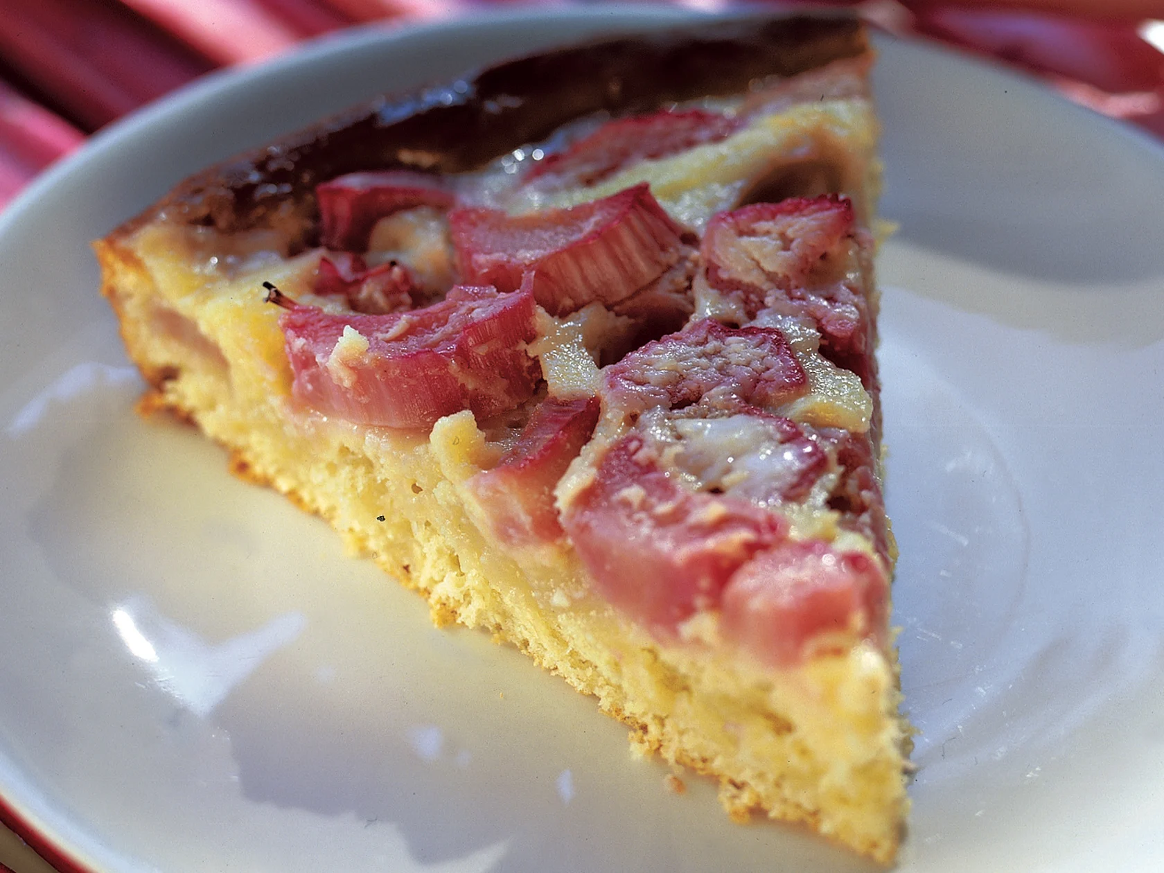 Pieni raparperipiirakka