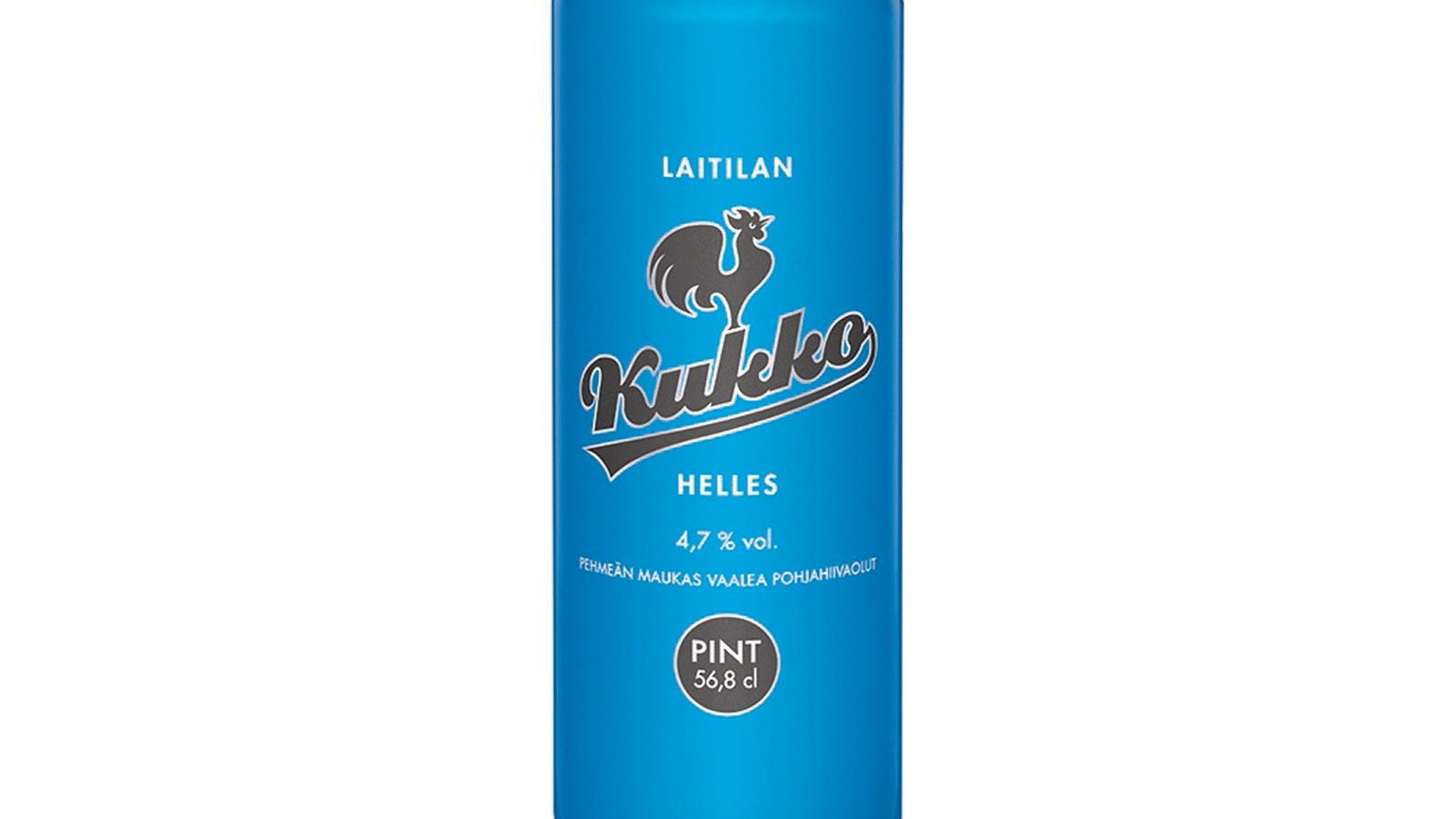 Laitilan Wirvoitusjuomatehtaan Kukko Helles