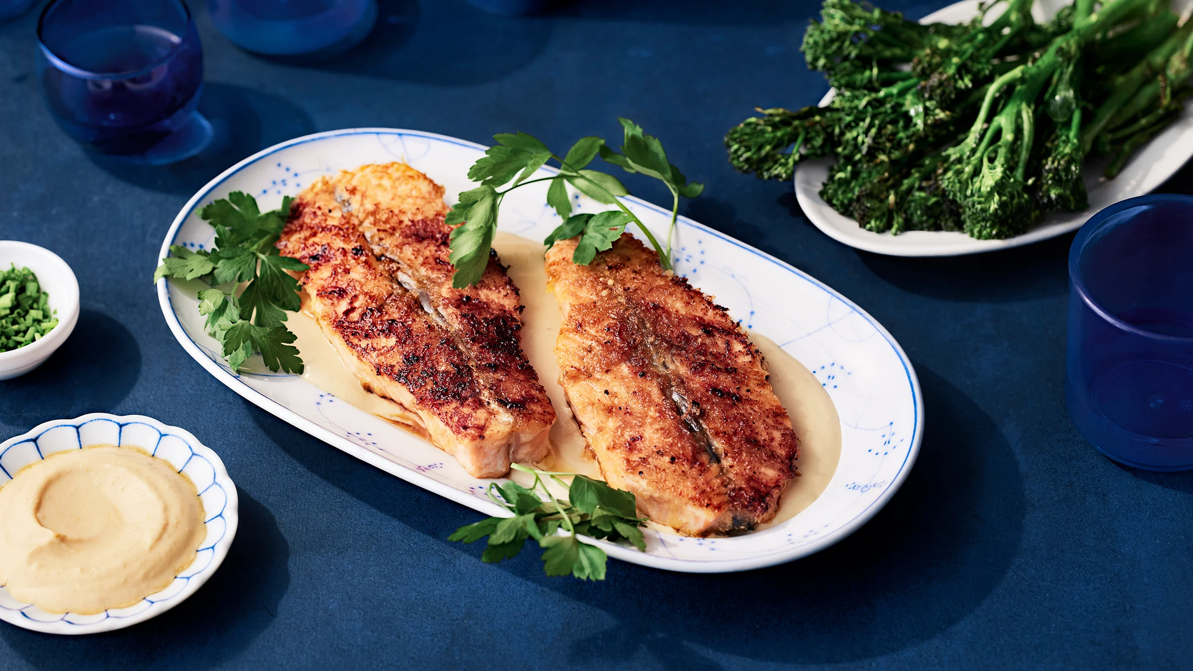 Rapeat lohimedaljongit