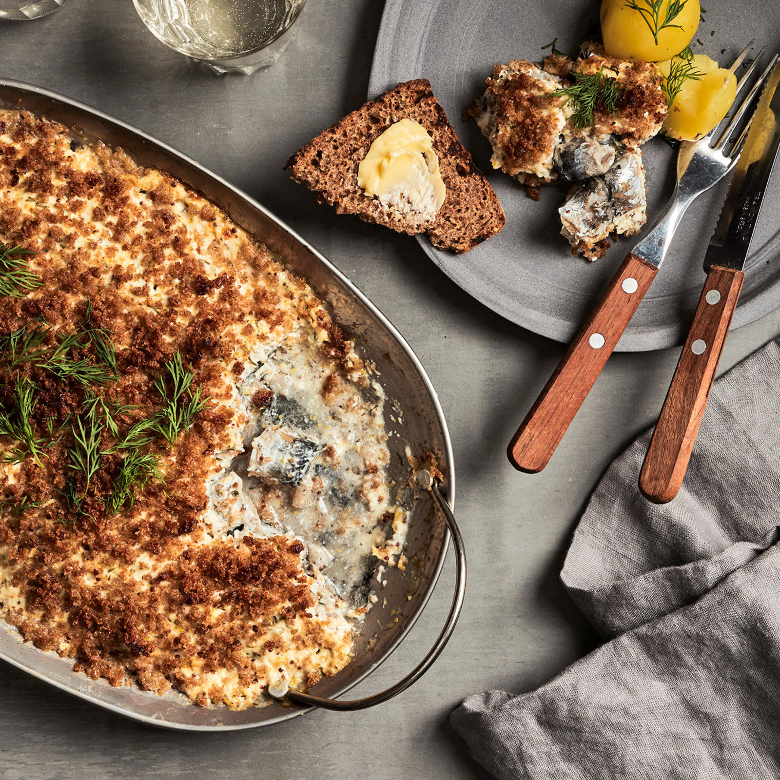 Kermaiset ruisleipäsilakat