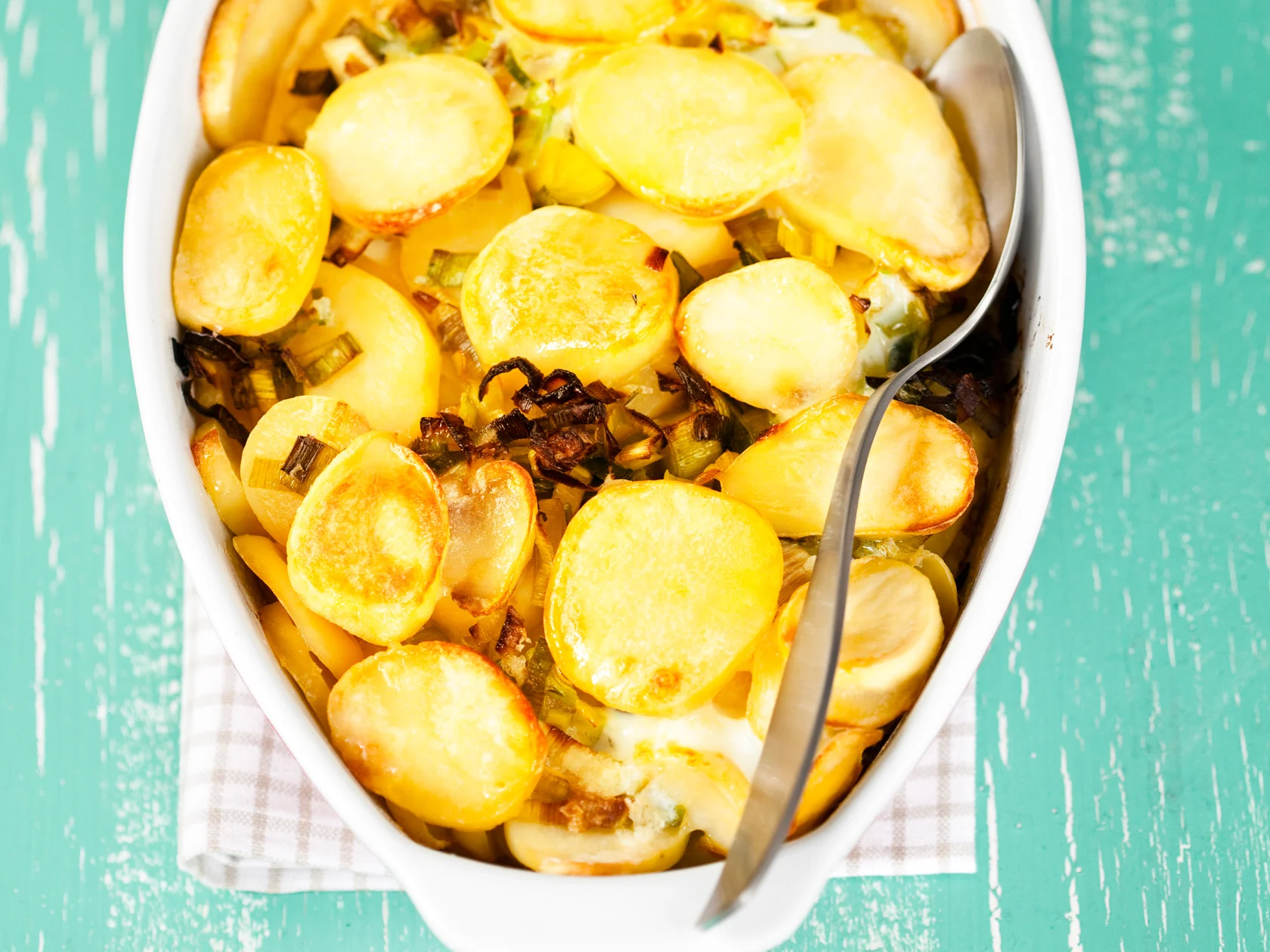 Purjo-perunalaatikko