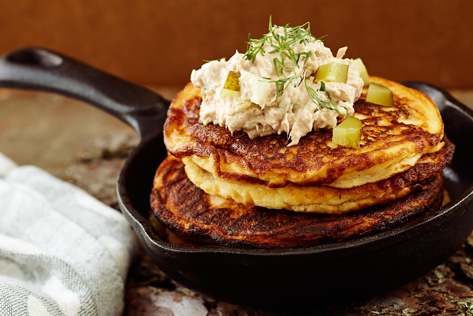 Perunaletut ja tonnikalatahna