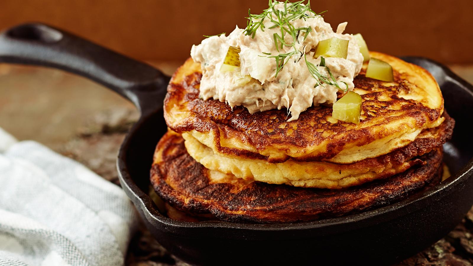 Perunaletut ja tonnikalatahna