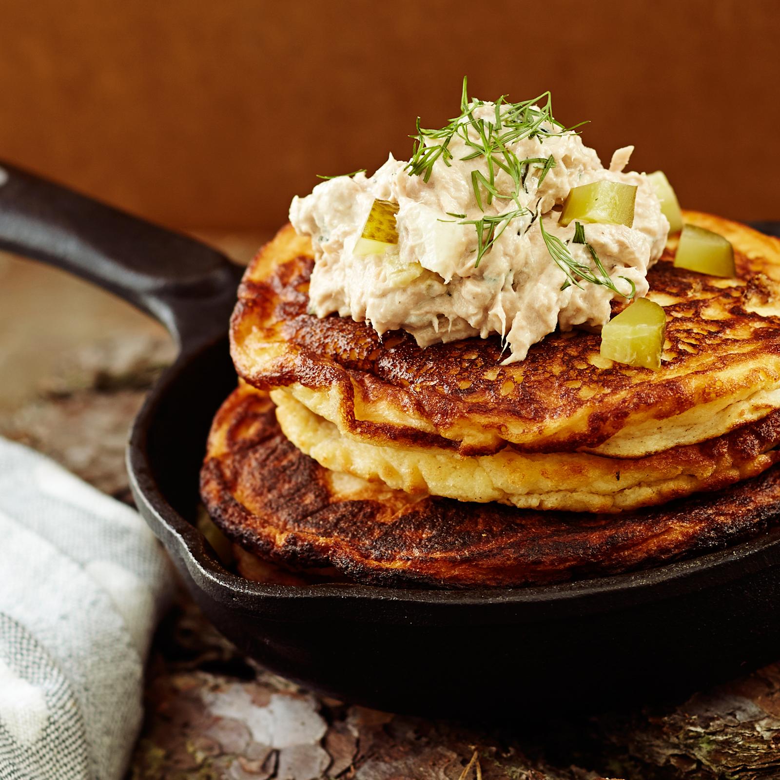 Perunaletut ja tonnikalatahna