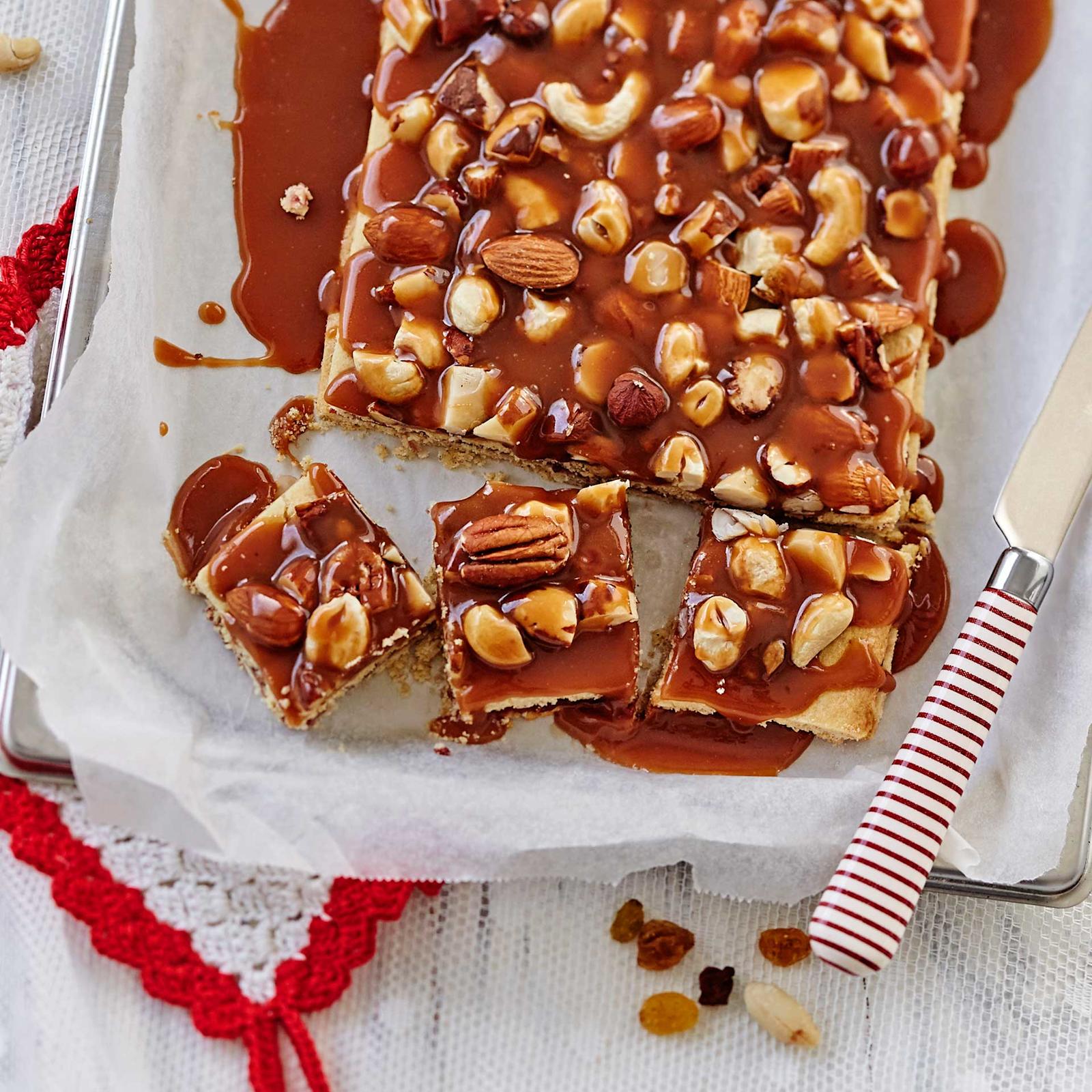 Pähkinäkinuskiruudut