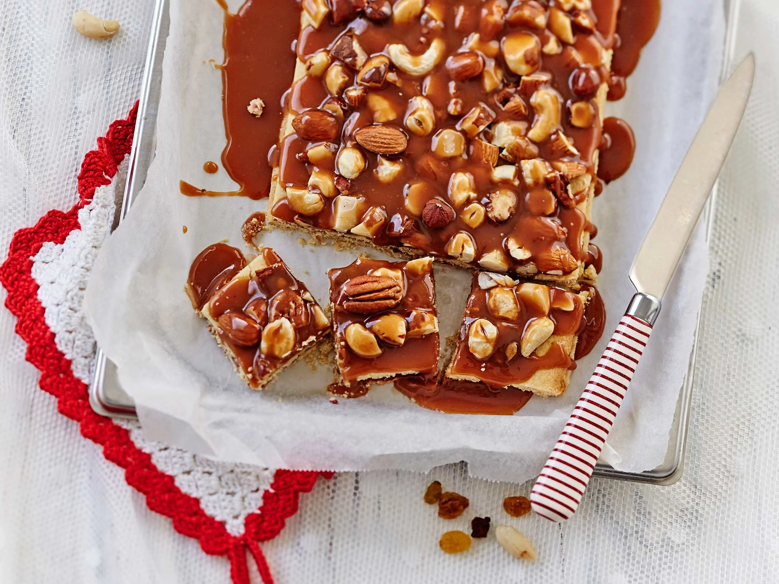 Pähkinäkinuskiruudut