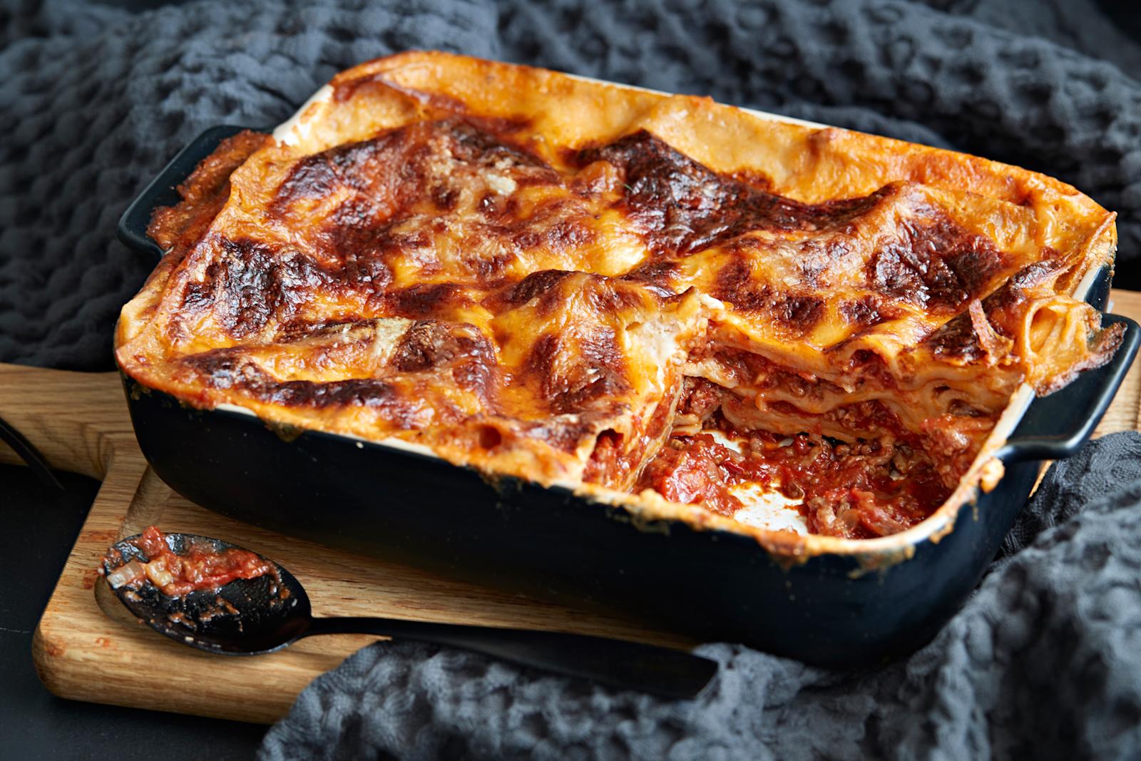 Juustoinen lasagne