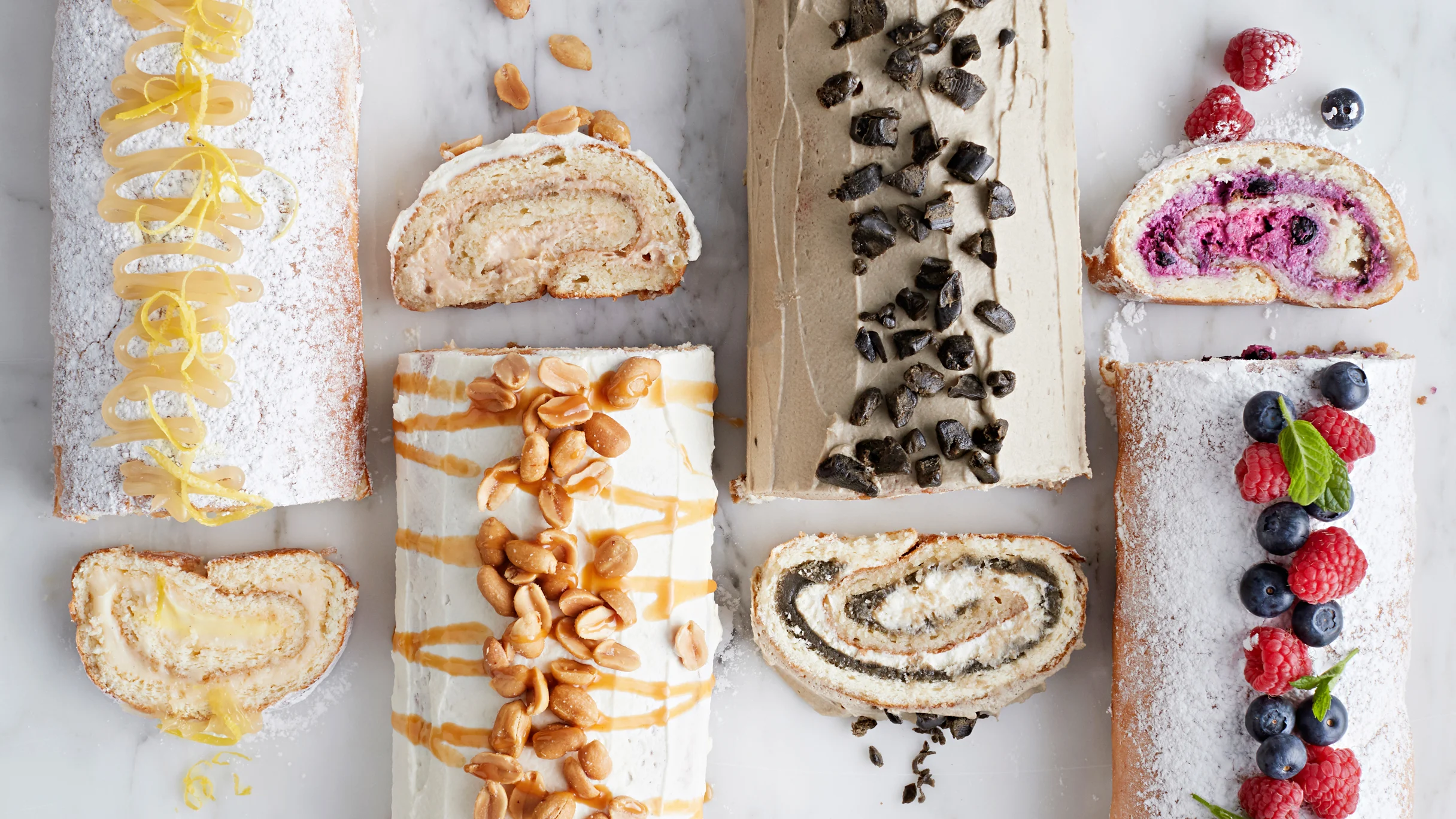 Kääretorttu neljällä eri tapaa