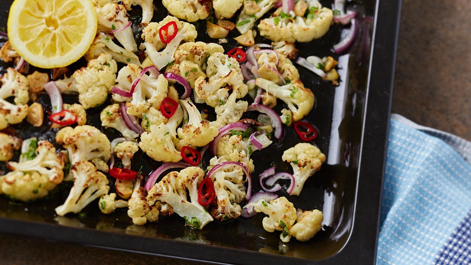 Paahdettu kukkakaali