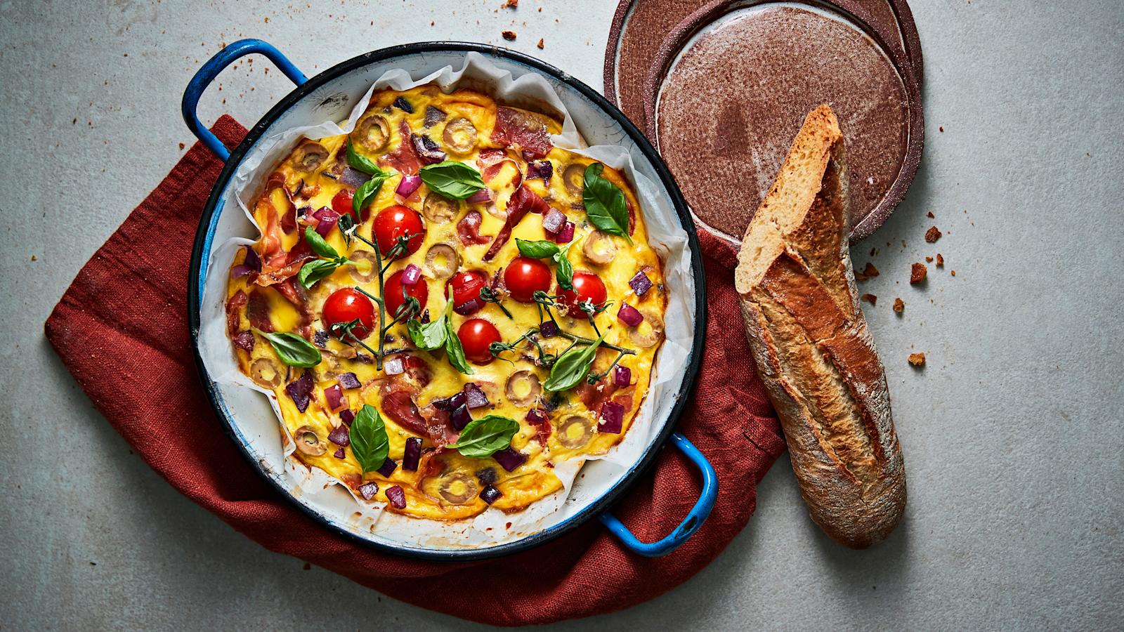 Pizza frittata