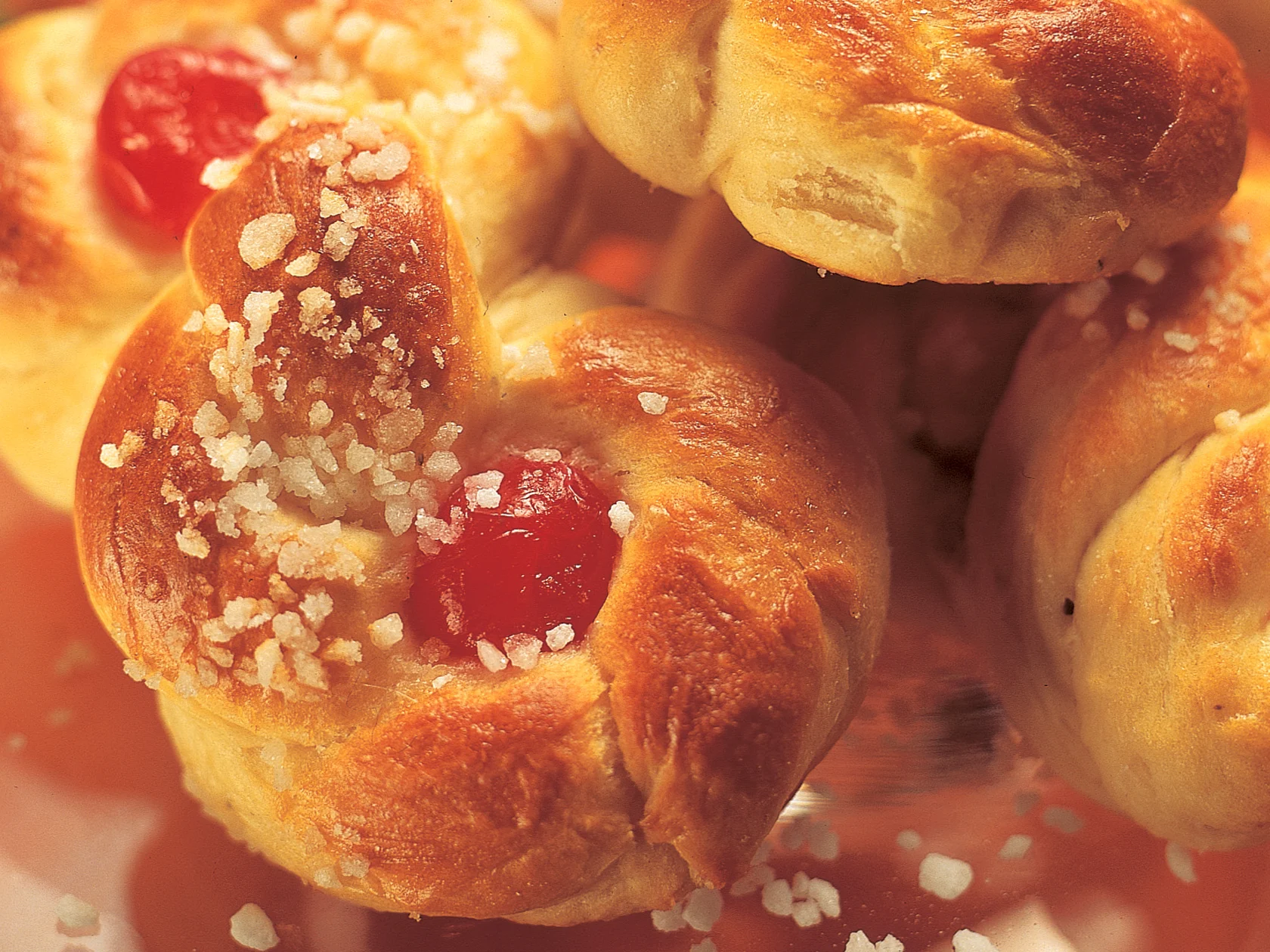 Joulukranssi ja sahramipullat