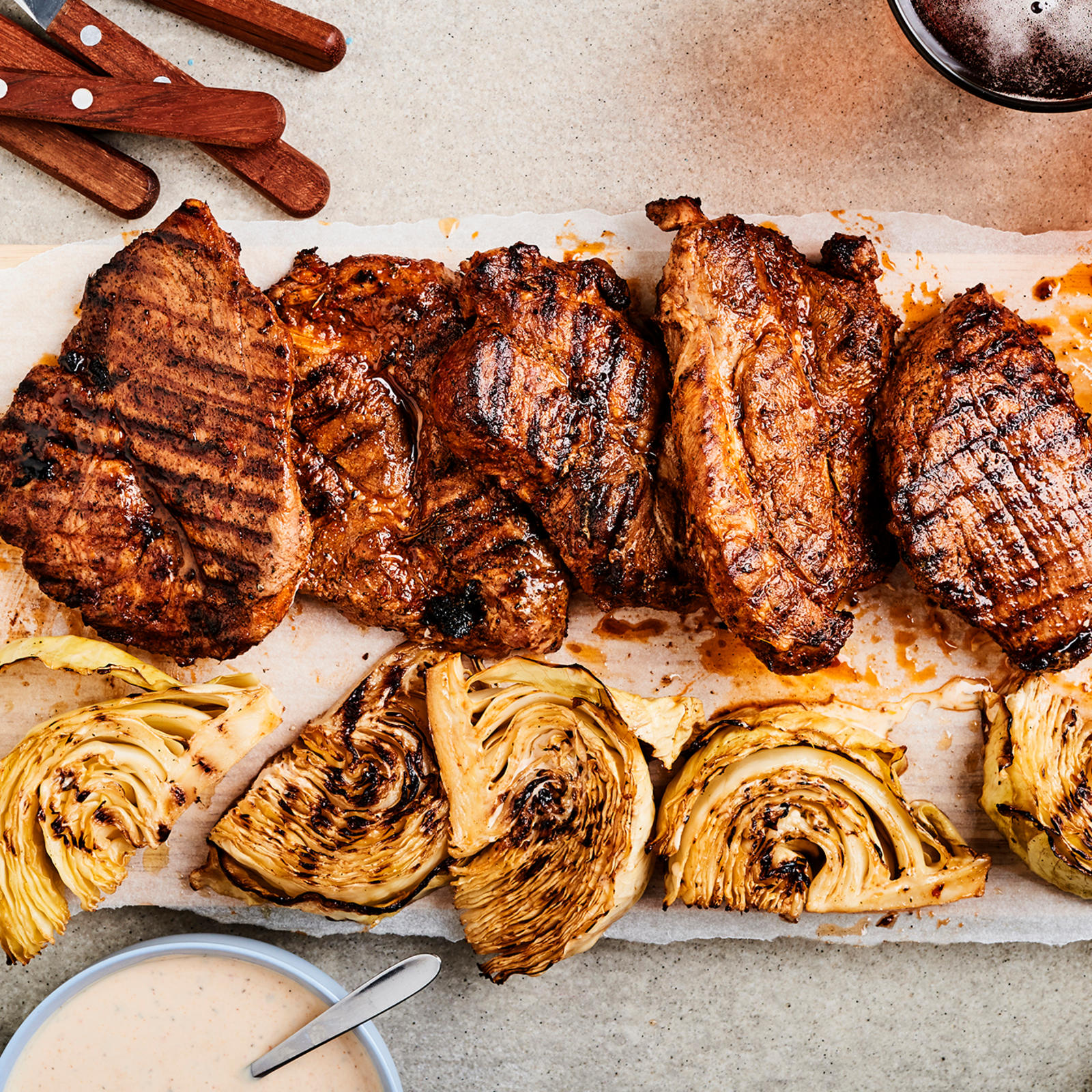 Tomaatti-chilimarinoidut kasslerpihvit