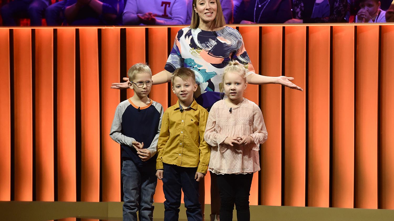 Anni Hautalan juontamassa ohjelmassa kisaavat tällä kertaa Aatu, Jackson ja Iida.