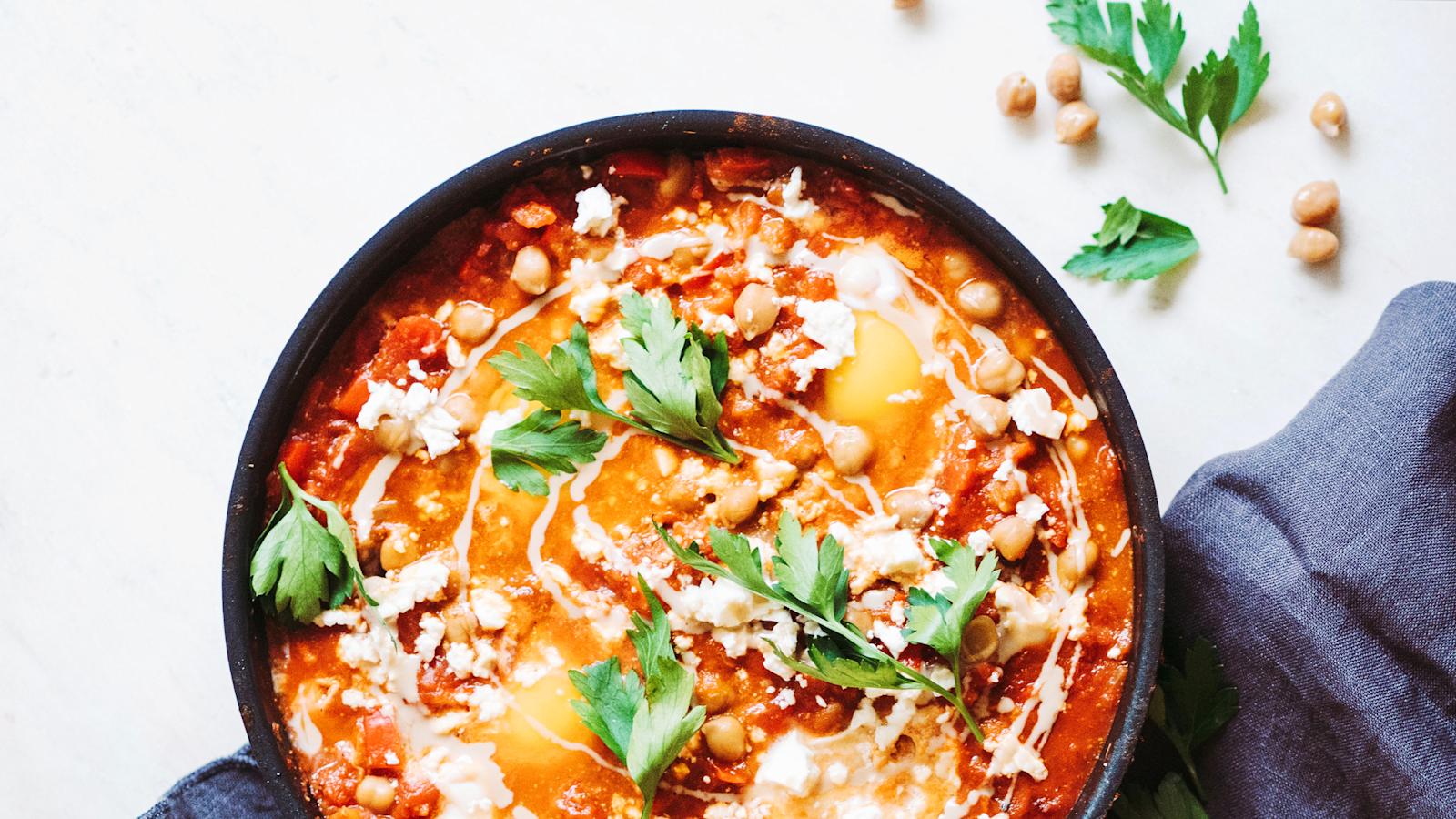 Kikherne-shakshuka