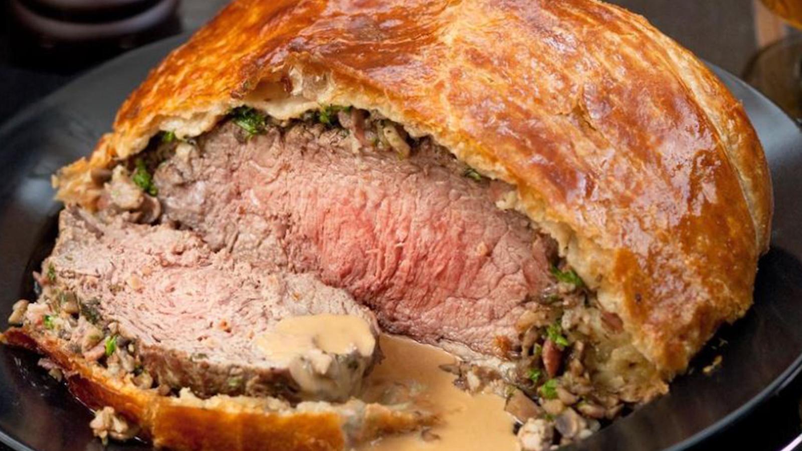 Filee wellington ja olutkastike