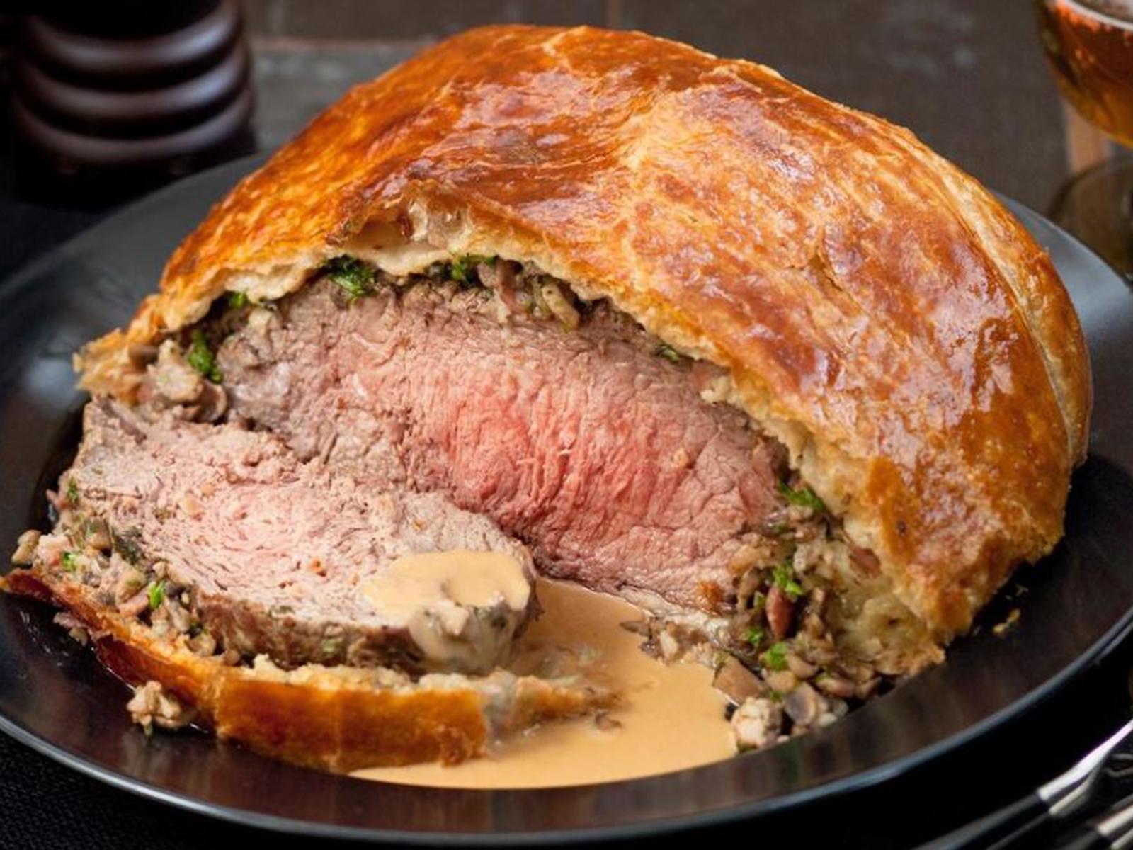 Filee wellington ja olutkastike