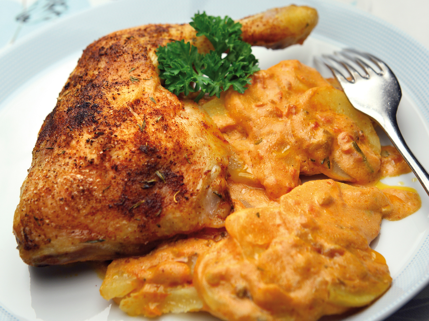 Hunajaiset broilerin koivet