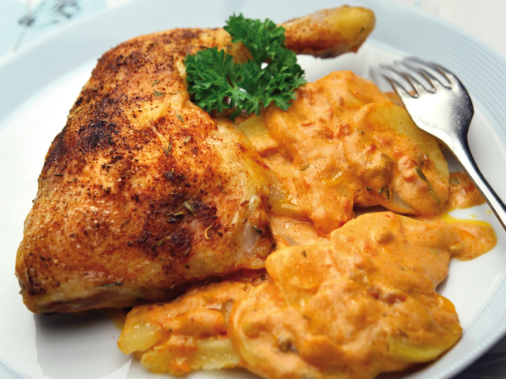 Hunajaiset broilerin koivet