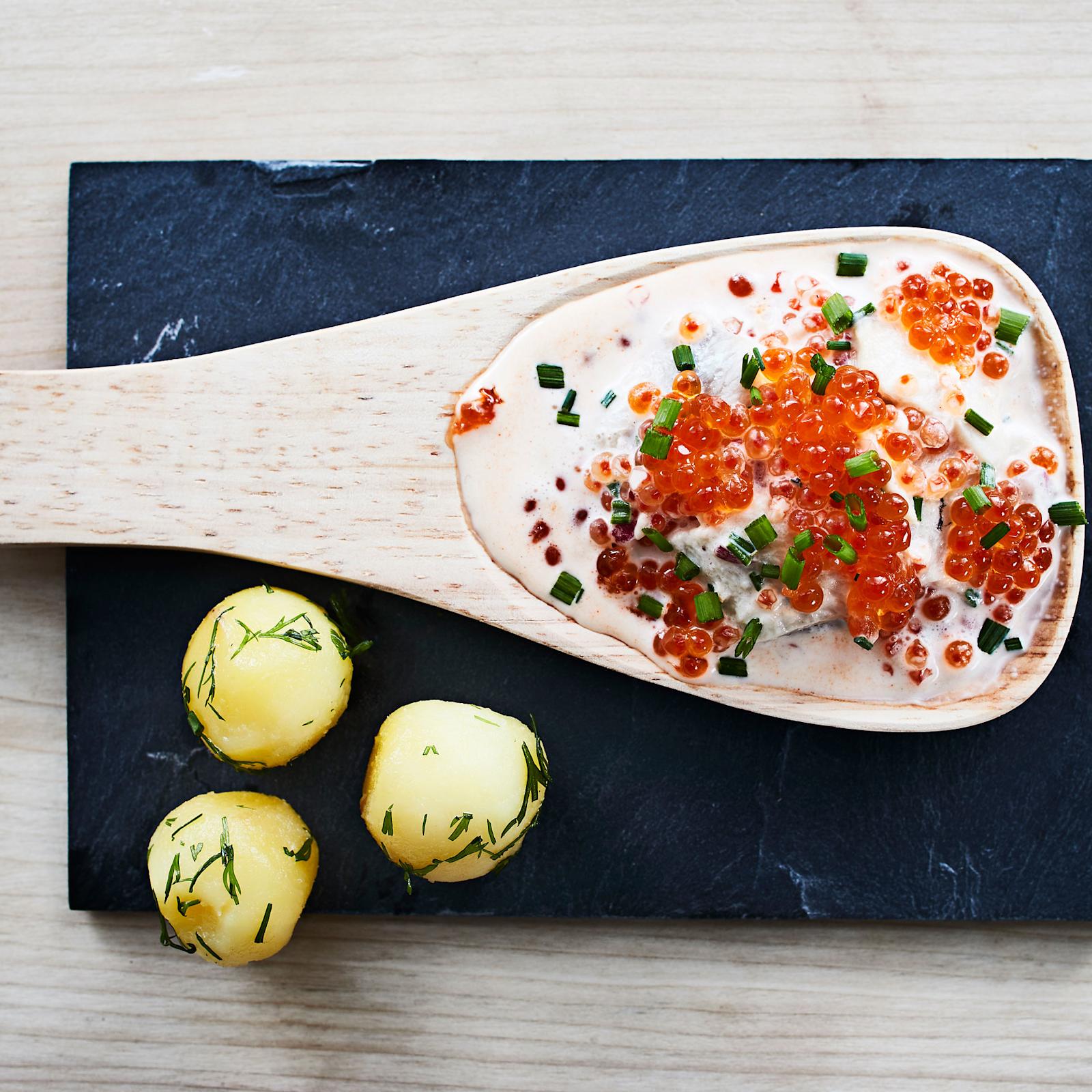 Silakat mätikastikkeessa