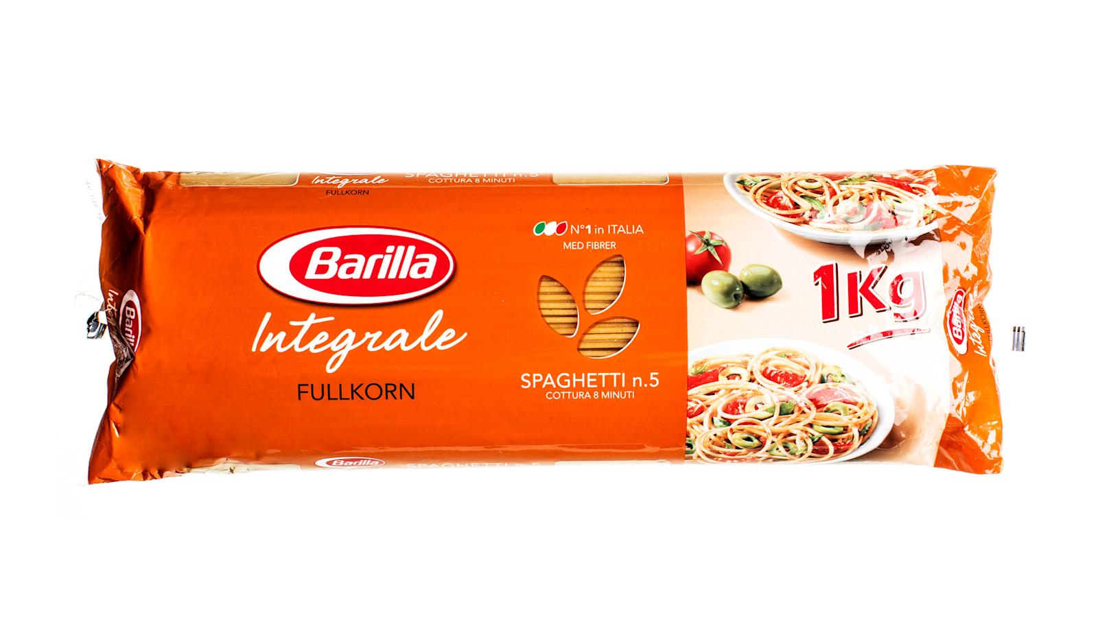 Barilla Täysjyväspaghetti, 1 kg