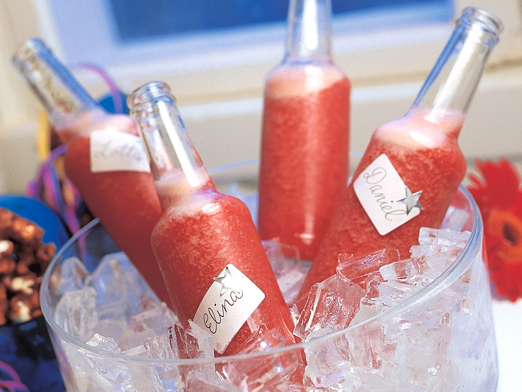 Meloni-mansikkalimonaati