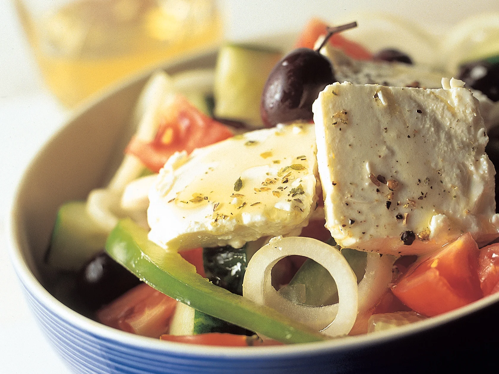 Kreikkalainen fetajuustosalaatti