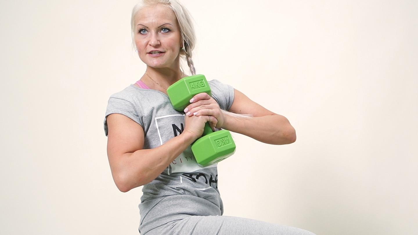 Kotijumpparin käsipainotreeni