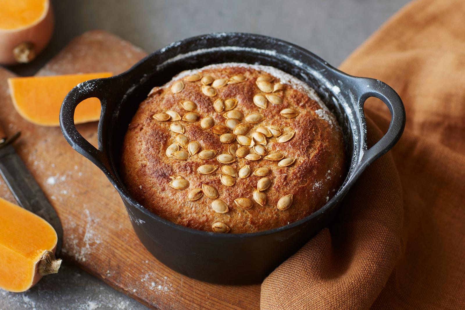 Hunajainen kurpitsapataleipä