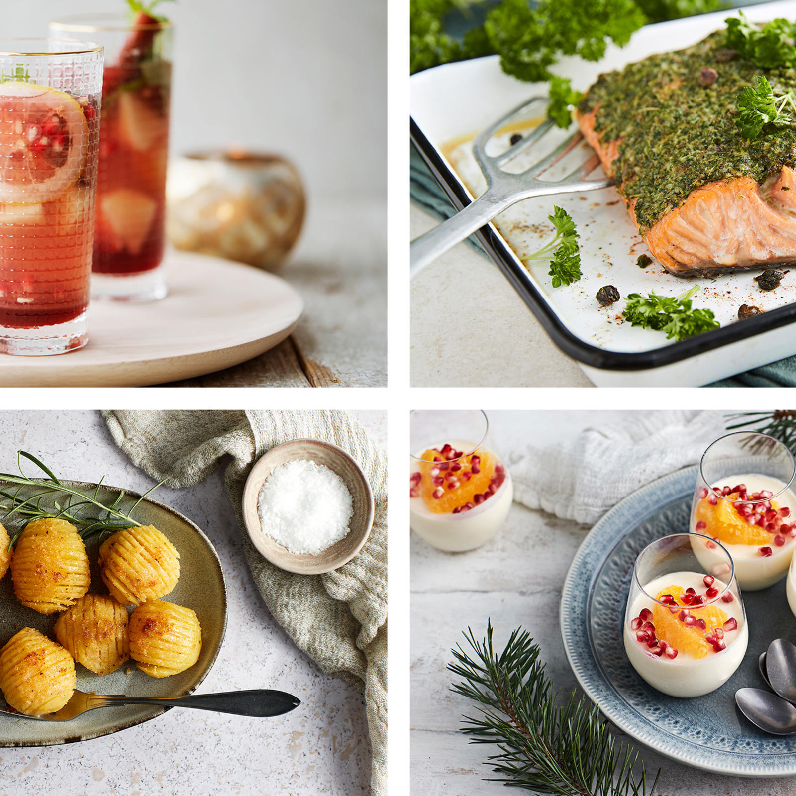 Pikkujoulun illallismenu