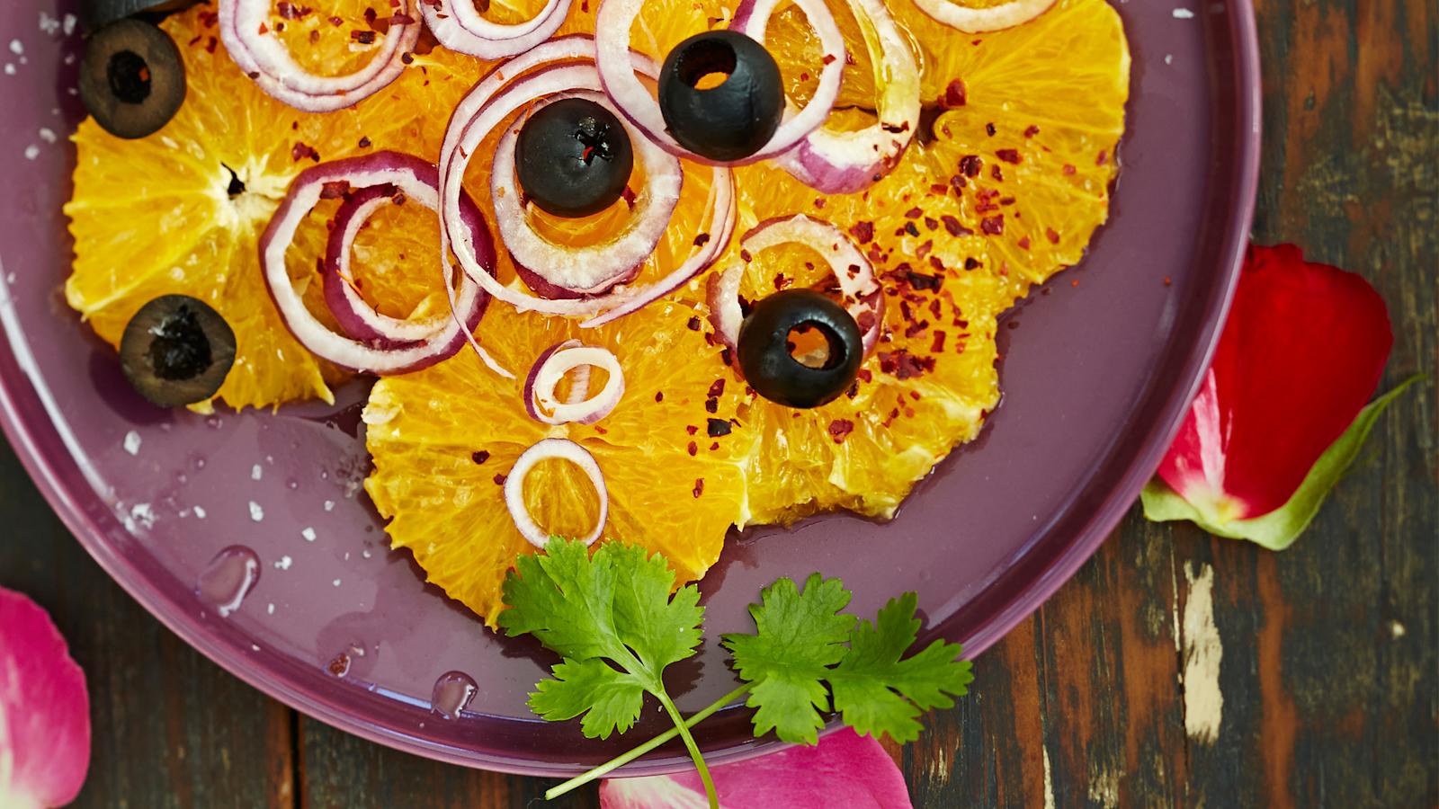 Marokkolainen appelsiinisalaatti