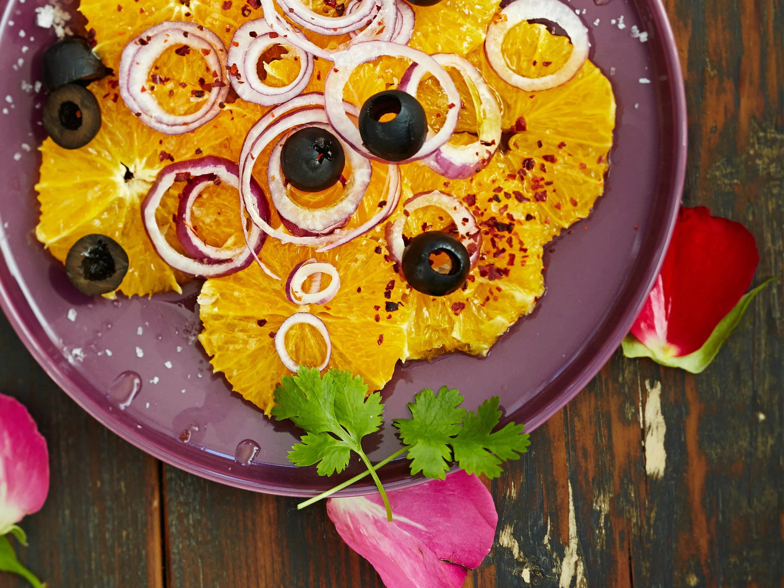 Marokkolainen appelsiinisalaatti