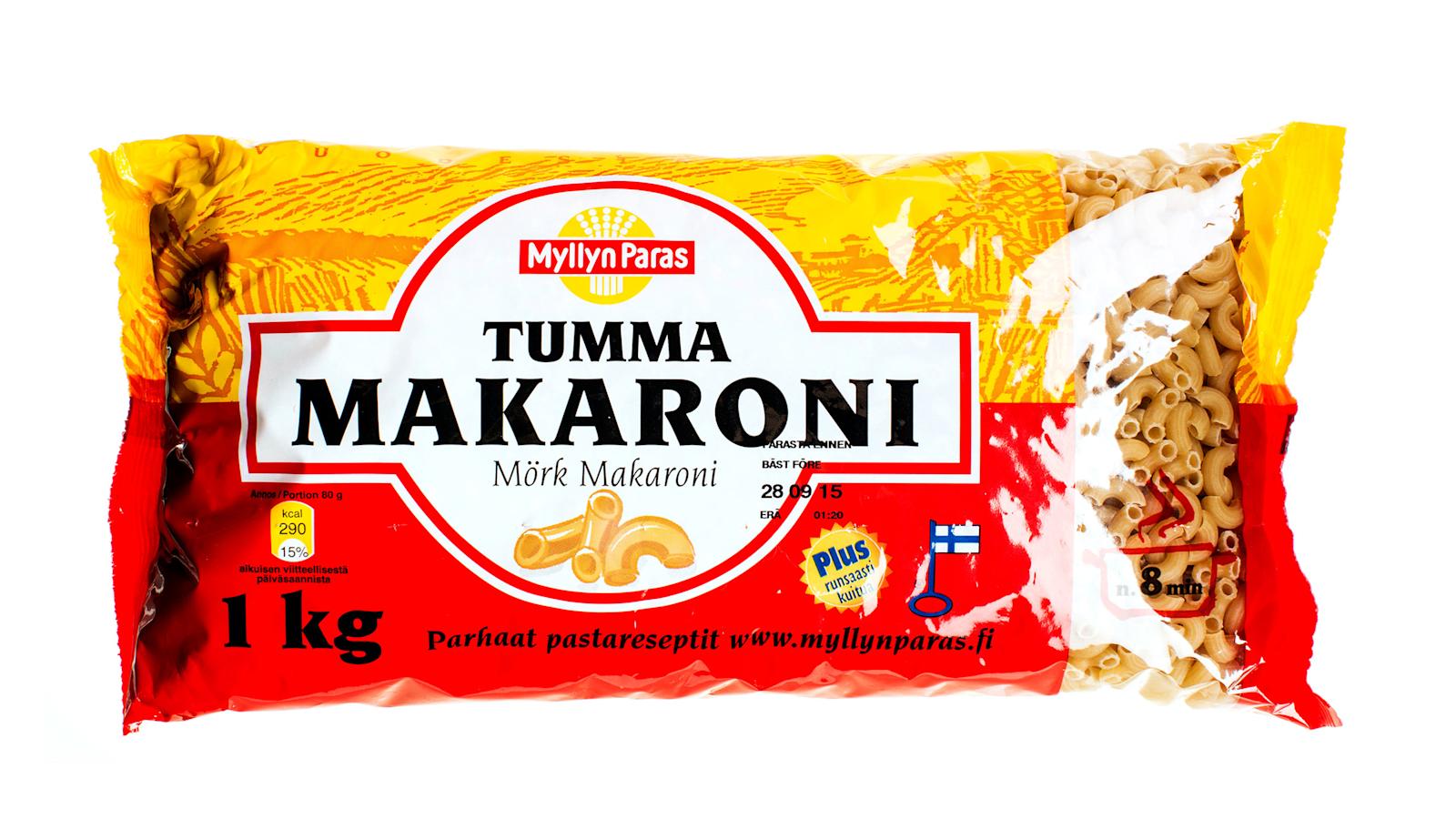 Myllyn Paras Tumma Makaroni, 1 kg