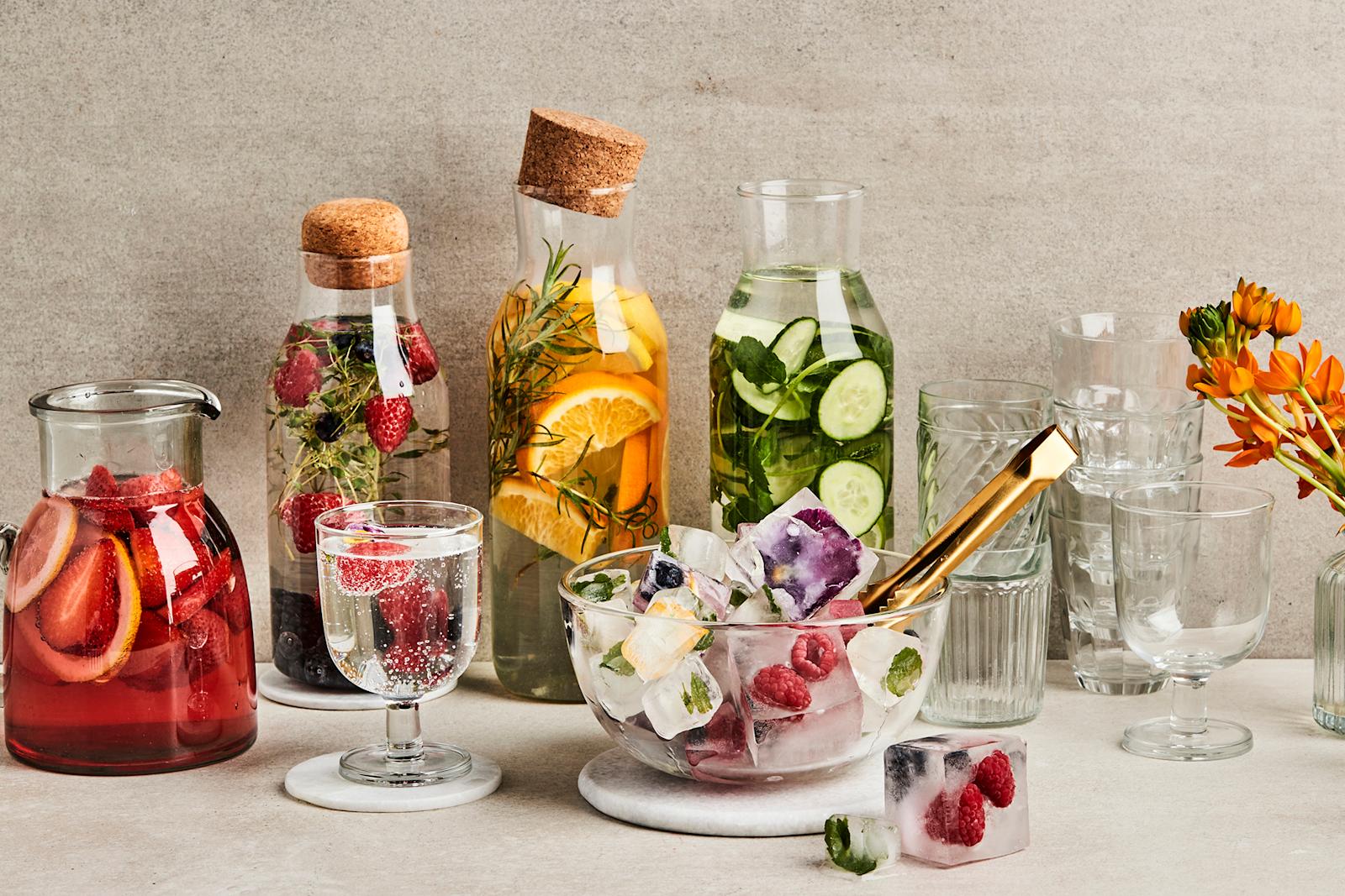 Juomapöytä juhlassa