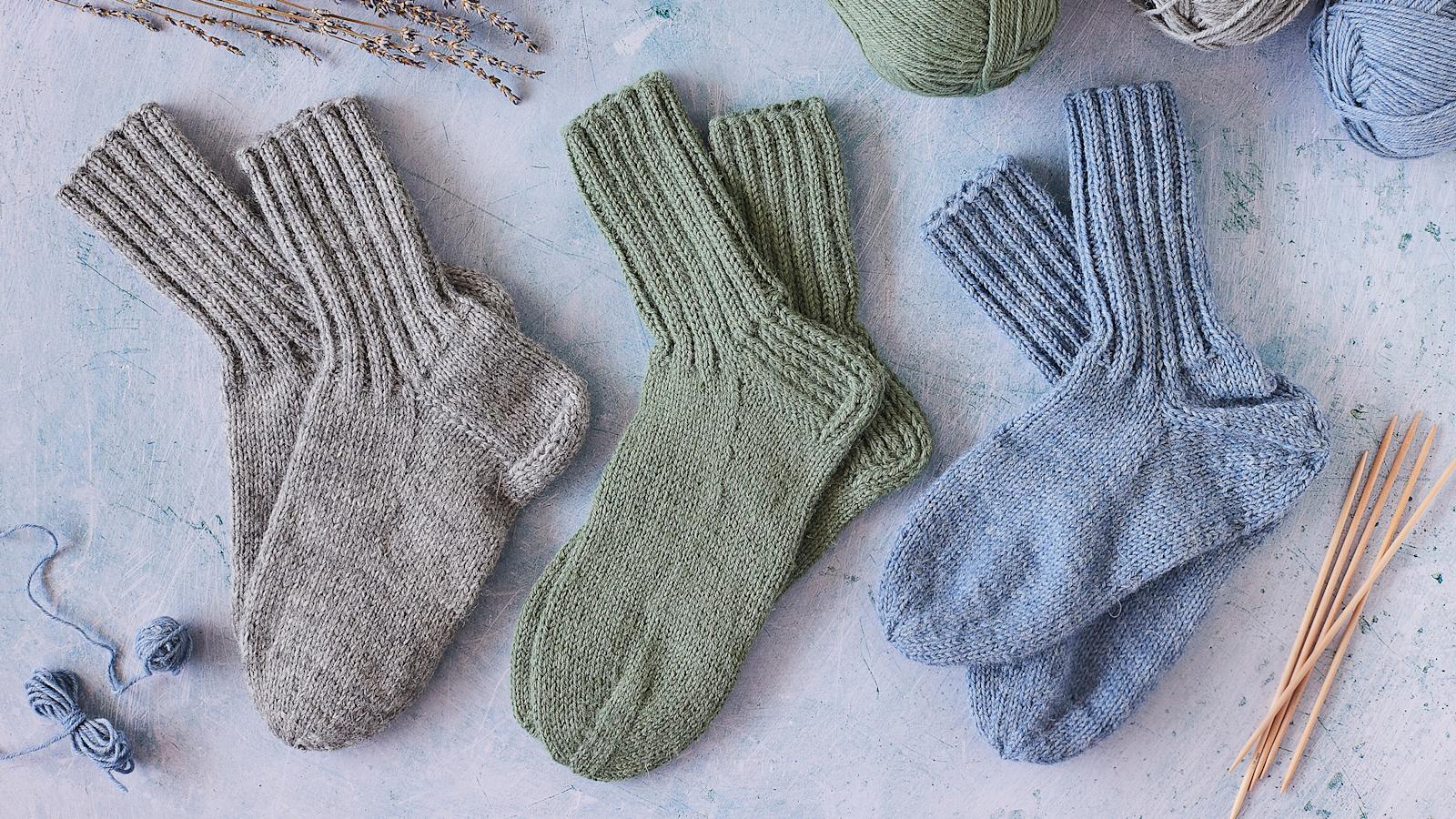 Kolme ohjetta villasukan kantapäähän